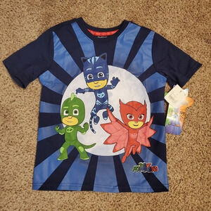 PJ Masks Boy Catboy Gekko Owlette Shirt 5T